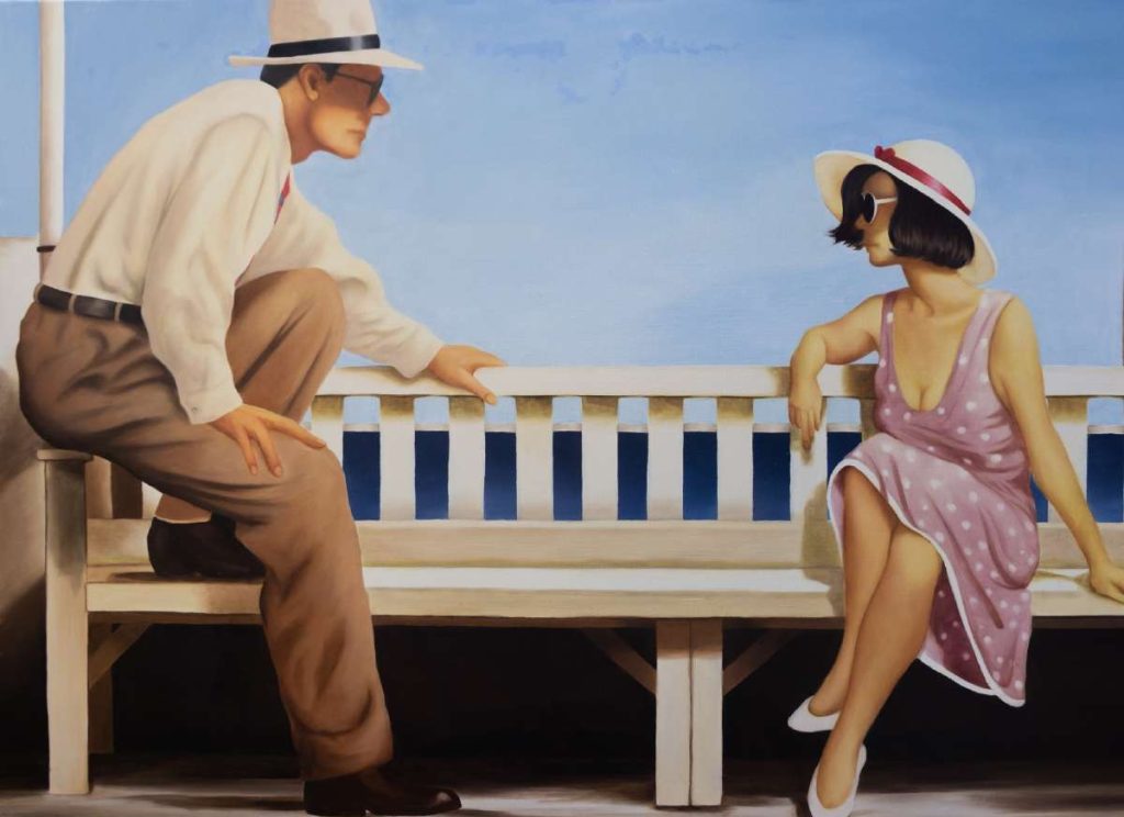 Mr.Cool (Riproduzione del quadro di Jack Vettriano)